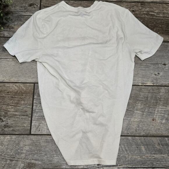 LuluSimonStudio White Tri-Blend Be Kind T-Shirt, Size Small - Picture 5 of 5